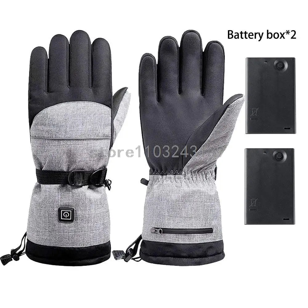 **Gants Chauffants Électriques 3M Imperméables – Idéal pour la Trottinette, le Snowboard, le Cyclisme, la Moto, le Vélo et le Ski en Hiver**